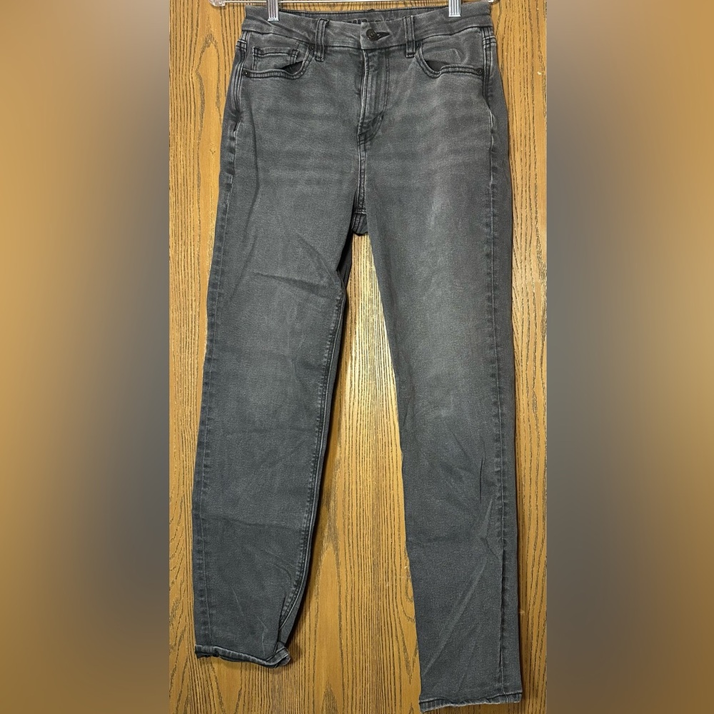 American Eagle Outfitters Black Curvy Mom Jeans